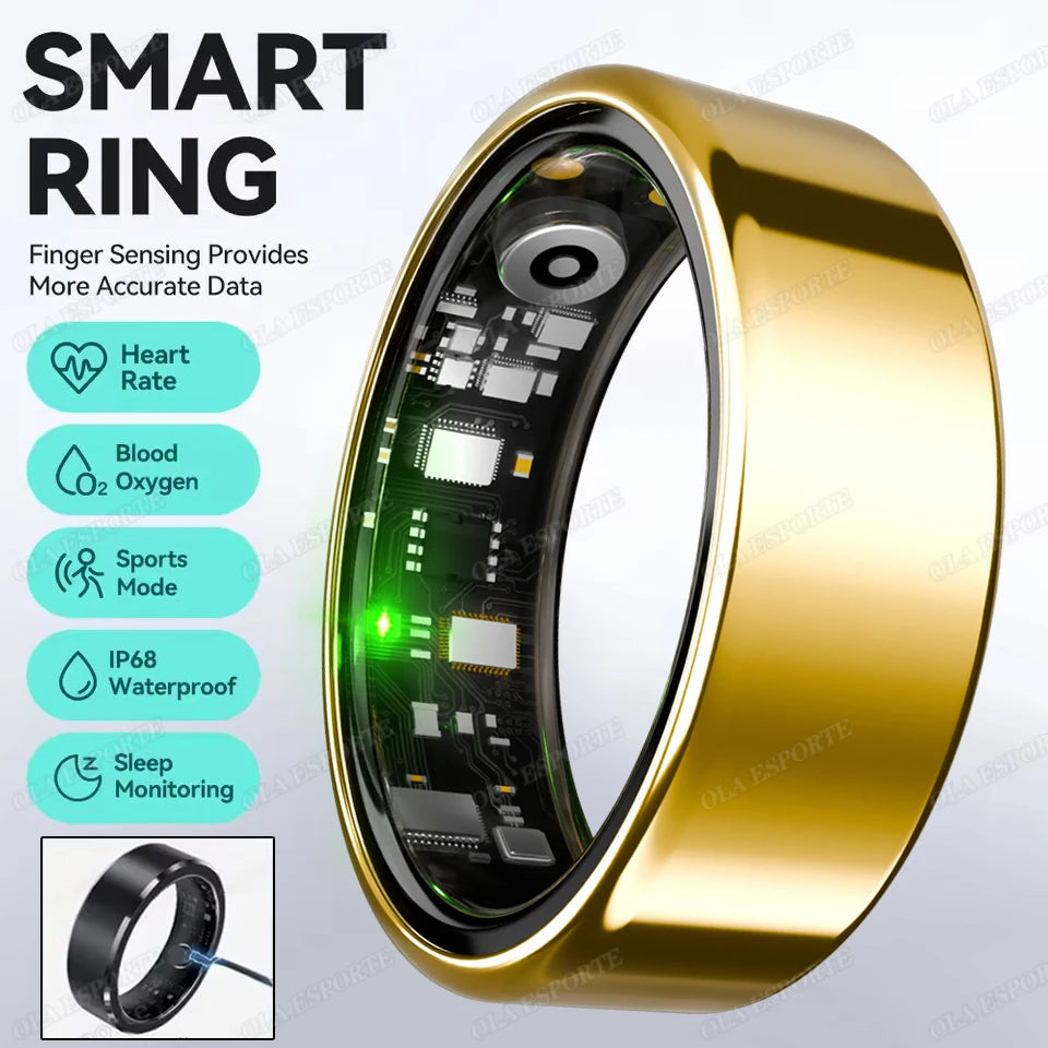 For  Smart Ring Men Women Bluetooth Monitor