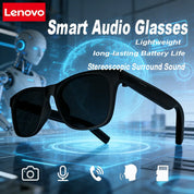 Lenovo AI Smart Glasses Remote Control Touch Photography Voice Assistant
