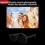 Lenovo AI Smart Glasses Remote Control Touch Photography Voice Assistant