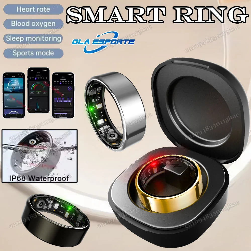 Smart Ring Bluetooth Call Heart Rate
