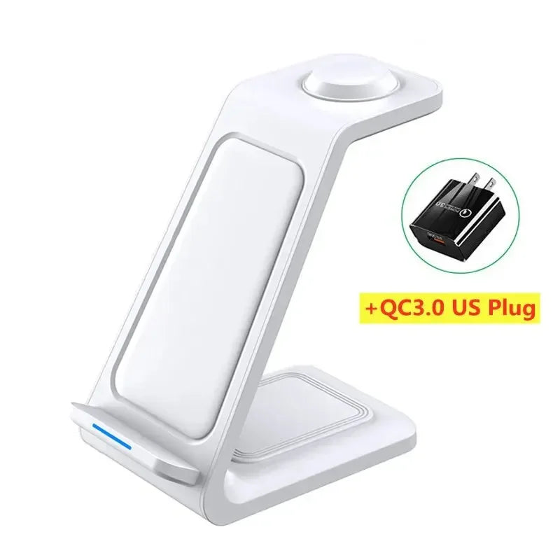 Wireless Charger Stand 30W Fast Charging Station