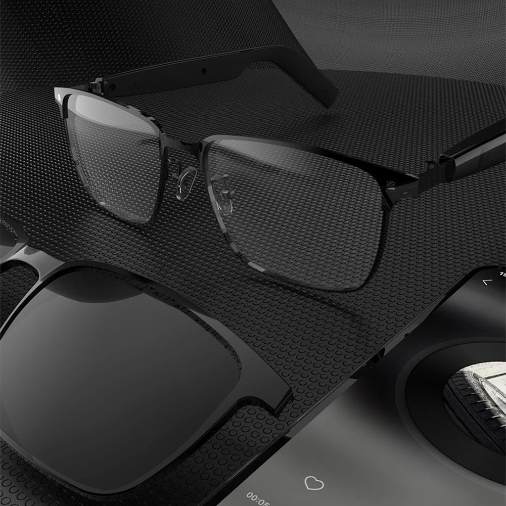 AI Smart Translate Eyeglasses 144 Languages Intelligent Translator Glasses Magnetic Frame Sports Sun Glasses for Office School