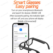 AI Smart Glasses Men Women Multifunction Touch Music Playback