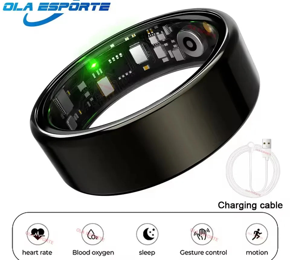 Smart Ring Bluetooth Call Heart Rate