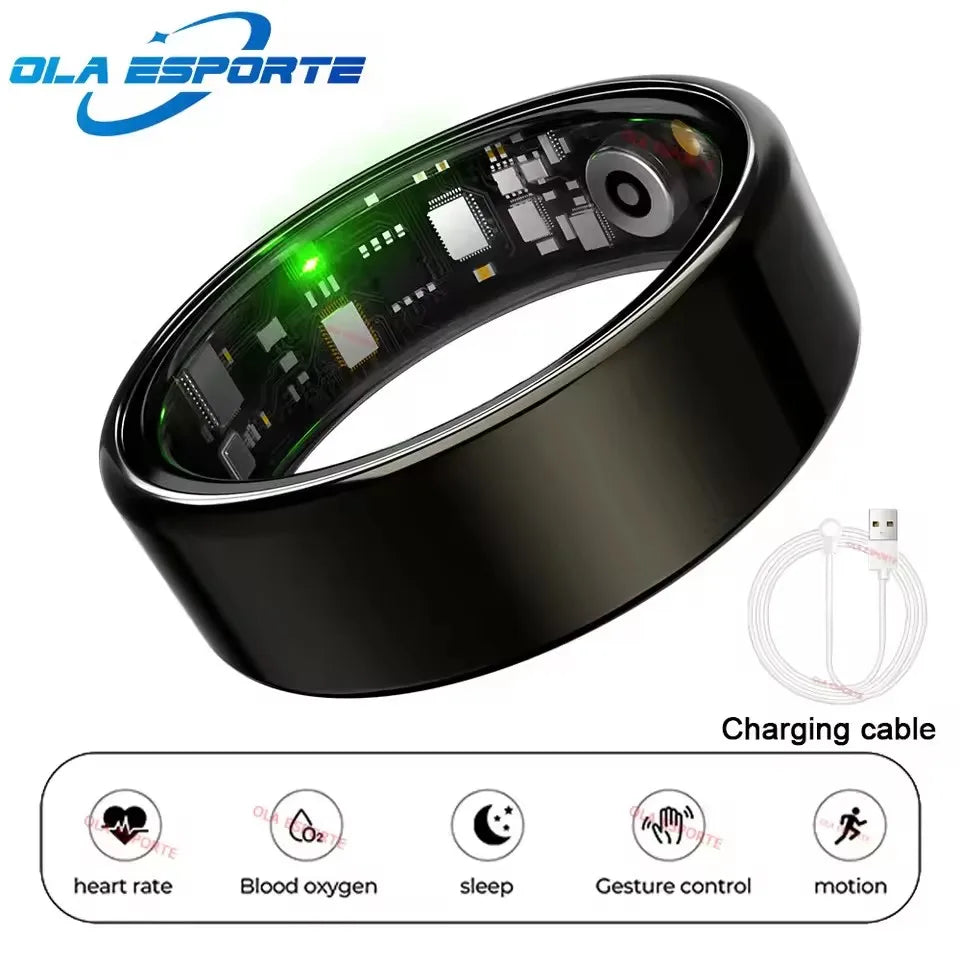 Smart Ring Bluetooth Call Heart Rate
