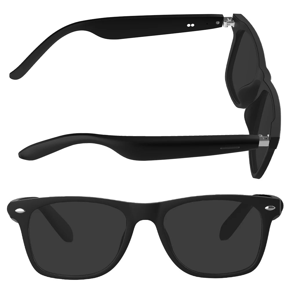 AI Intelligent Translation Glasses Smart Glasses Bluetooth-Compatible Wireless Headset Sunglasses Earphone Glasses for Men Women