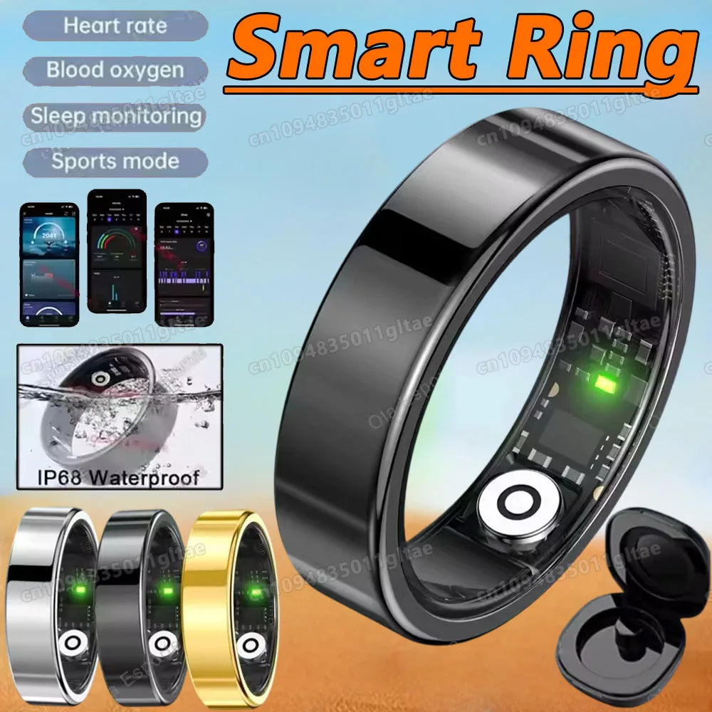 2026 New Smart Ring Heart Rate Blood Pressure