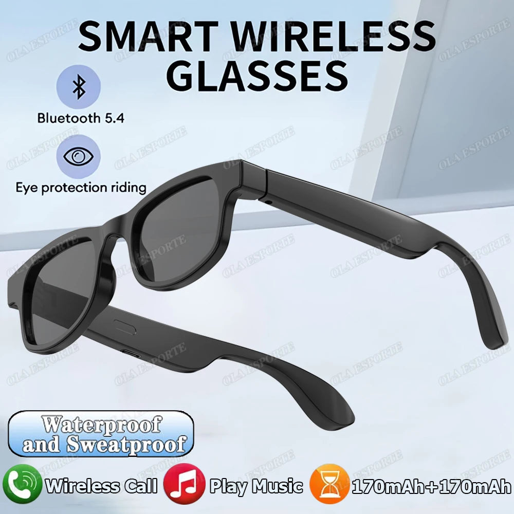 AI Smart Glasses Men Women Multifunction Touch Music Playback