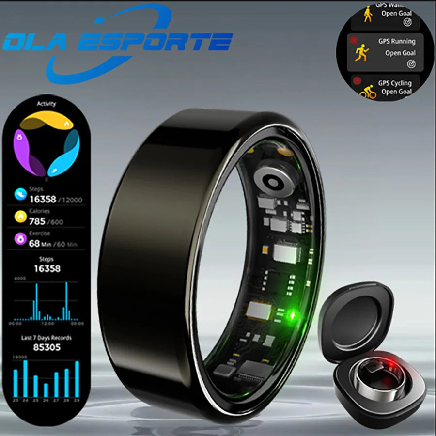 For  Smart Ring Men Women Bluetooth Monitor