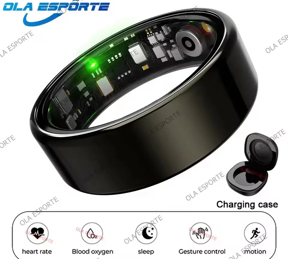 Smart Ring Bluetooth Call Heart Rate
