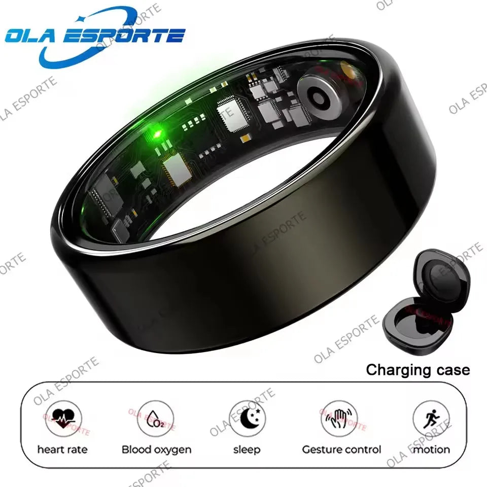 Smart Ring Bluetooth Call Heart Rate