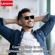 Lenovo AI Smart Glasses Remote Control Touch Photography Voice Assistant