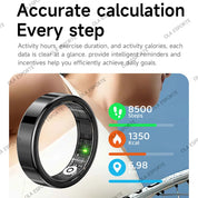 2026 New Smart Ring Heart Rate Blood Pressure
