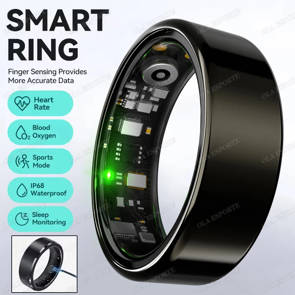 For  Smart Ring Men Women Bluetooth Monitor