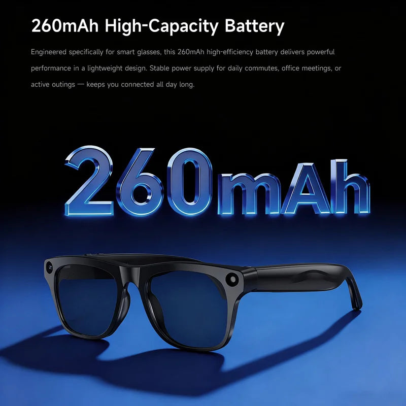 AI Smart 8K Glasses Chat Gpt Bluetooth Touch Sport Sunglasses 100mp Camera