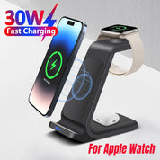 Wireless Charger Stand 30W Fast Charging Station