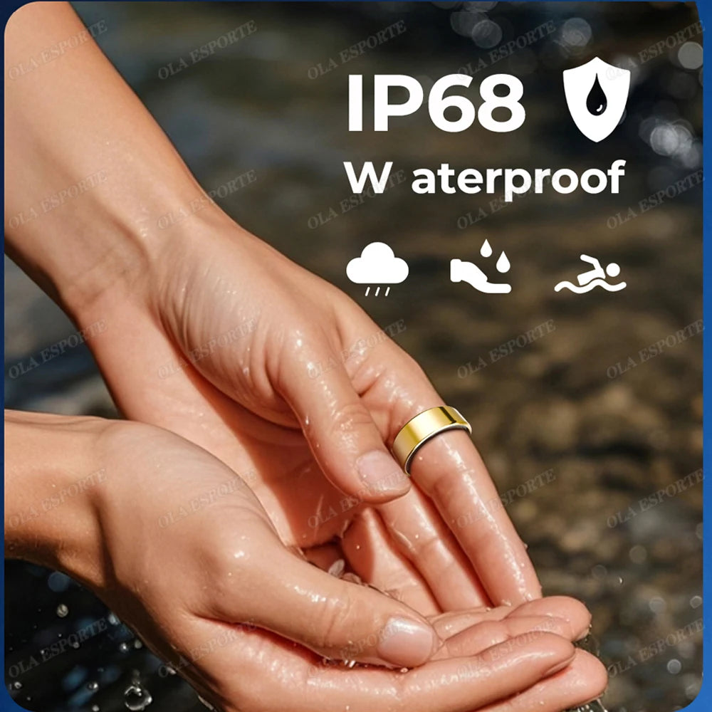 For  Smart Ring Men Women Bluetooth Monitor