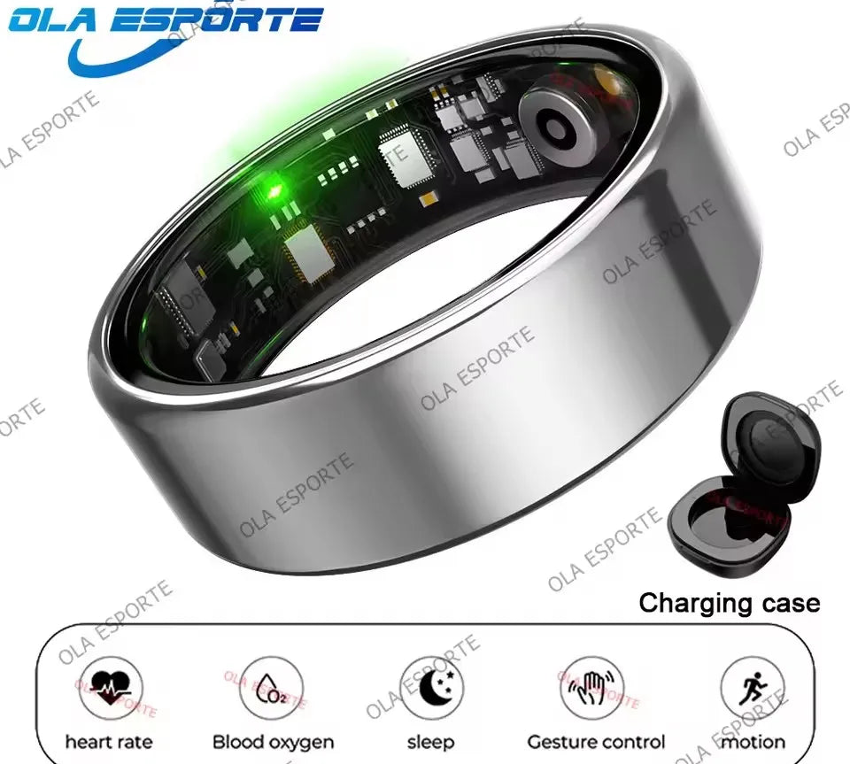 Smart Ring Bluetooth Call Heart Rate