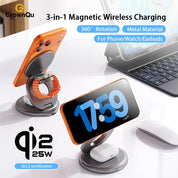Wireless Charger Qi2.2 Fast Charging Station Stand