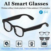 AI Smart Glasses Men Women Multifunction Touch Music Playback