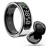 Smart Ring with Display – Heart Rate, Sleep Monitor, Waterproof for Android & iOS