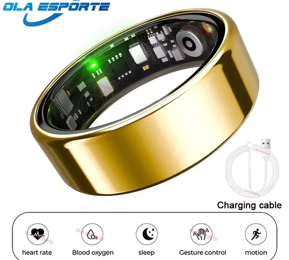 Smart Ring Bluetooth Call Heart Rate