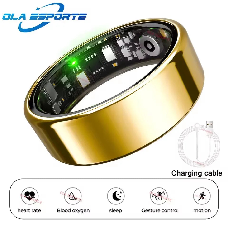 Smart Ring Bluetooth Call Heart Rate