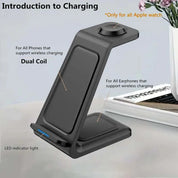 Wireless Charger Stand 30W Fast Charging Station