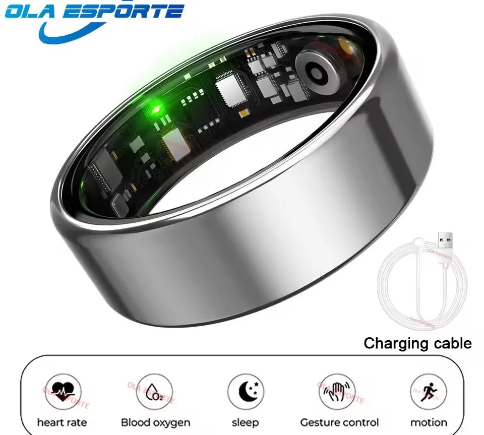 Smart Ring Bluetooth Call Heart Rate