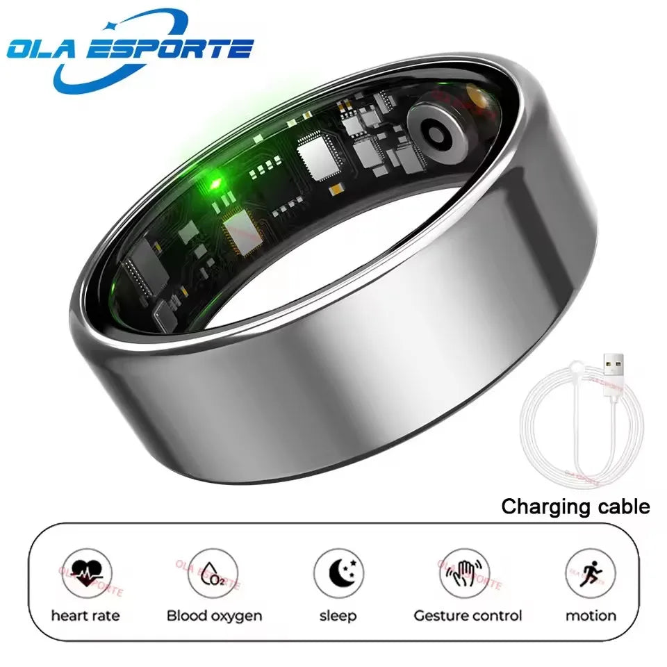 Smart Ring Bluetooth Call Heart Rate