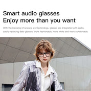 Smart Glasses with AI Translator BT Glasses Hands-Free Music & Calls Outdoor Sports Headphones Waterproof for Men Women